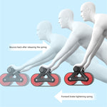 Double Wheel Abdominal Exerciser for Core Strength | Happysoul