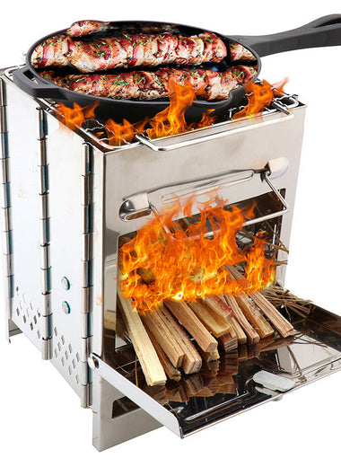 Wood stove for Outdoor Cooking