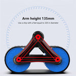 Double Wheel Abdominal Exerciser for Core Strength | Happysoul