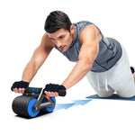 Double Wheel Abdominal Exerciser for Core Strength | Happysoul